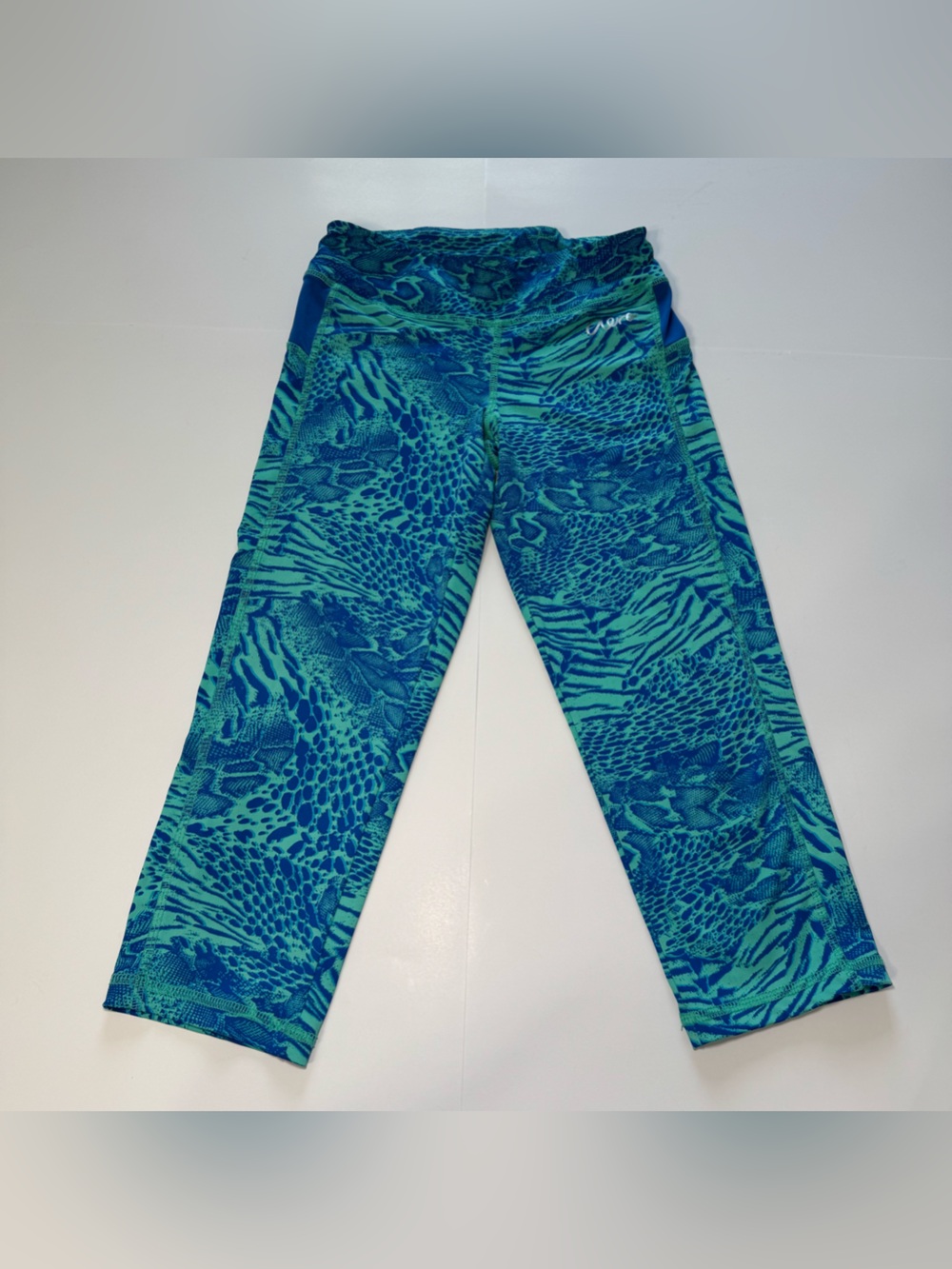 Aeropostale Blue and Teal Patterned Leggings